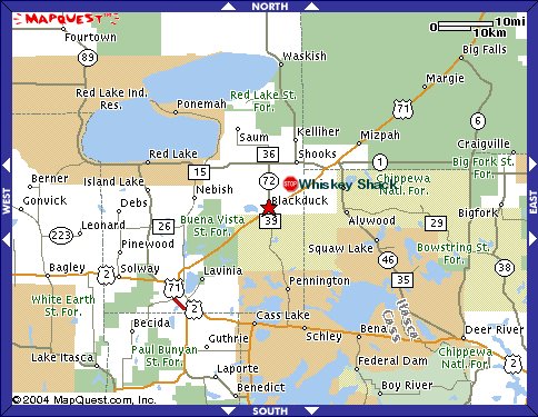 Blackduck Minnesota Map